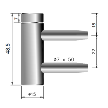 Standard-Holzzargenaufnahme